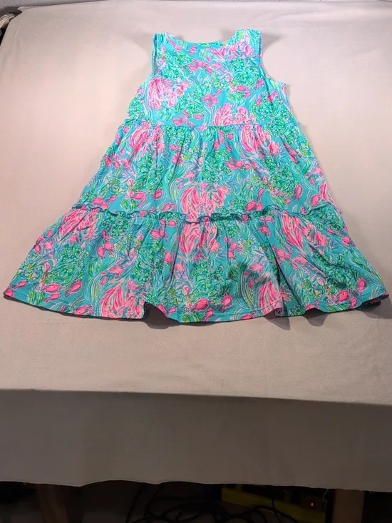 Lilly Pulitzer Lorina Swing Dress in Amalfi Blue Best Fishes Size XS NWOT - Picture 7 of 7